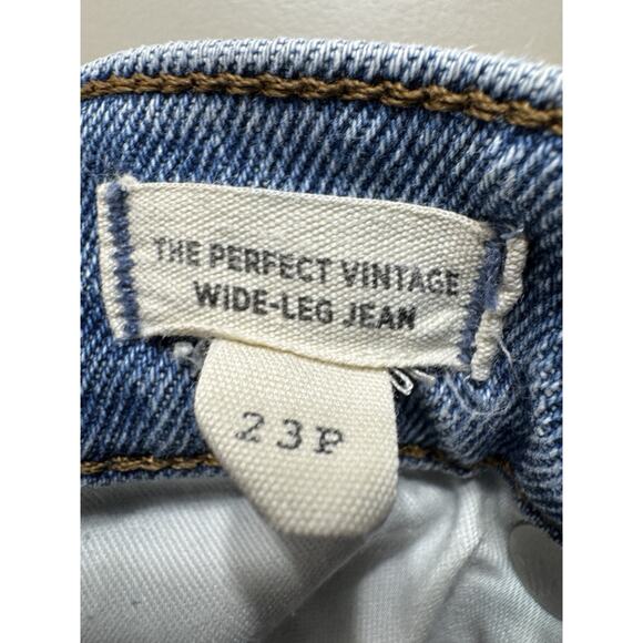 Madewell Womens The Perfect Vintage Wide-Leg Jean 23 P Y2K Retro Boho 90s - Picture 5 of 14
